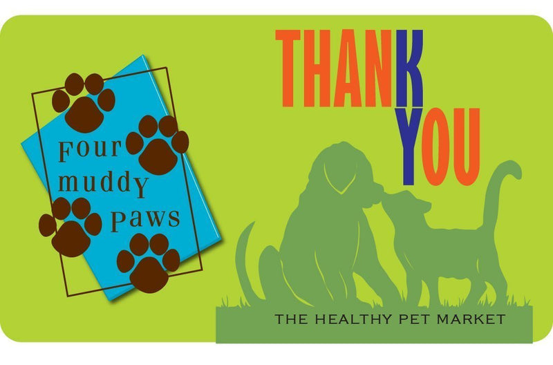 The Perfect Gift is a Gift Card from Four Muddy Paws-Four Muddy Paws