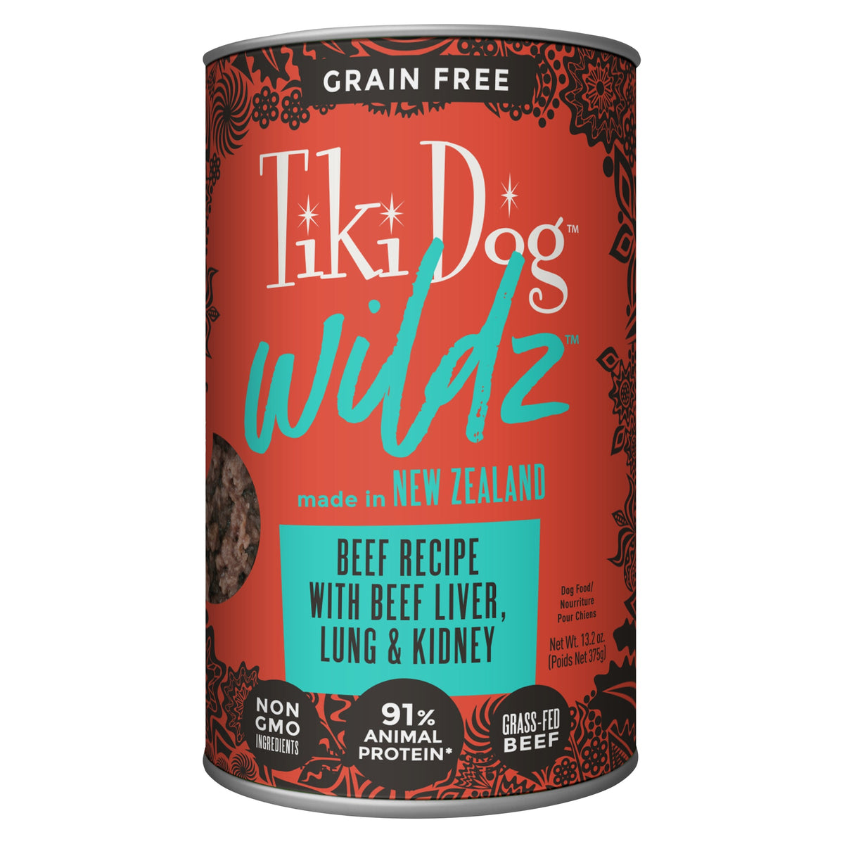 Tiki Dog Wildz Collection Dog Cans-Four Muddy Paws