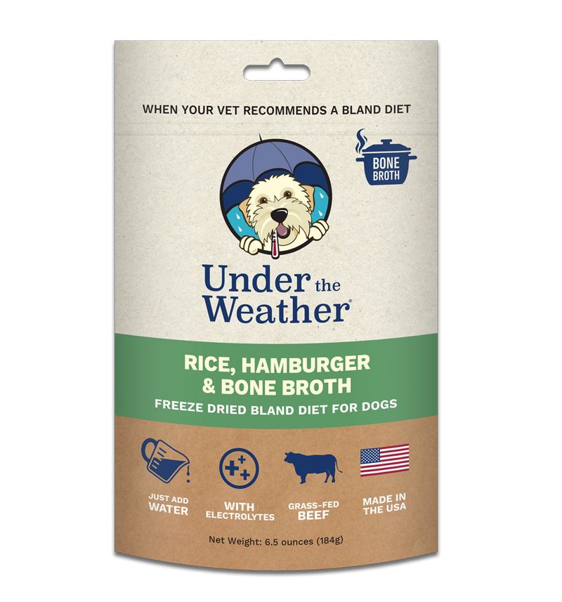 Under The Weather Dog Diet-Four Muddy Paws