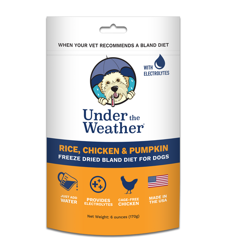 Under The Weather Dog Diet-Four Muddy Paws