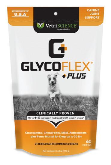 VETRISCIENCE GLYCOFLEX PLUS FOR SMALL DOGS 60 count-Four Muddy Paws