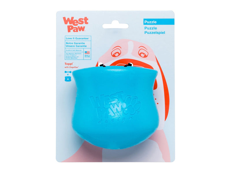 WEST PAW TOPPL ZOGO FLEX TOY BLUE LARGE-Four Muddy Paws