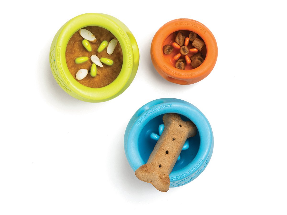 WEST PAW TOPPL ZOGO FLEX TOY ORANGE LARGE-Four Muddy Paws