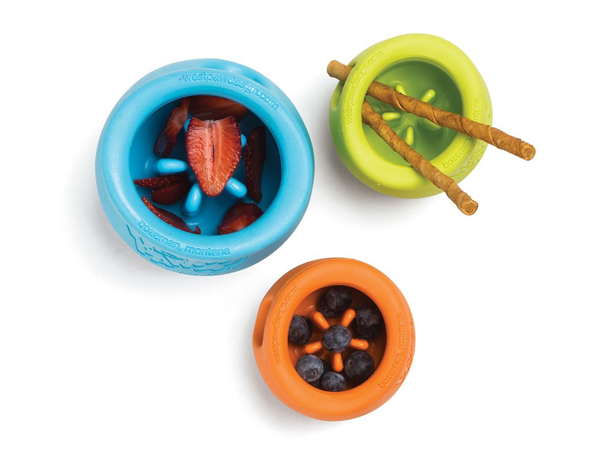 WEST PAW TOPPL ZOGO FLEX TOY ORANGE LARGE-Four Muddy Paws