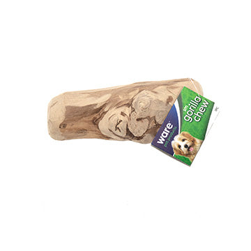 Ware Gorilla Natural Wood Dog Chew Small-Four Muddy Paws