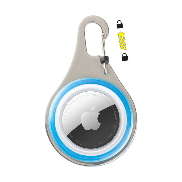 WearAbut Pet Clippable Tracker Holder Smoke-Four Muddy Paws