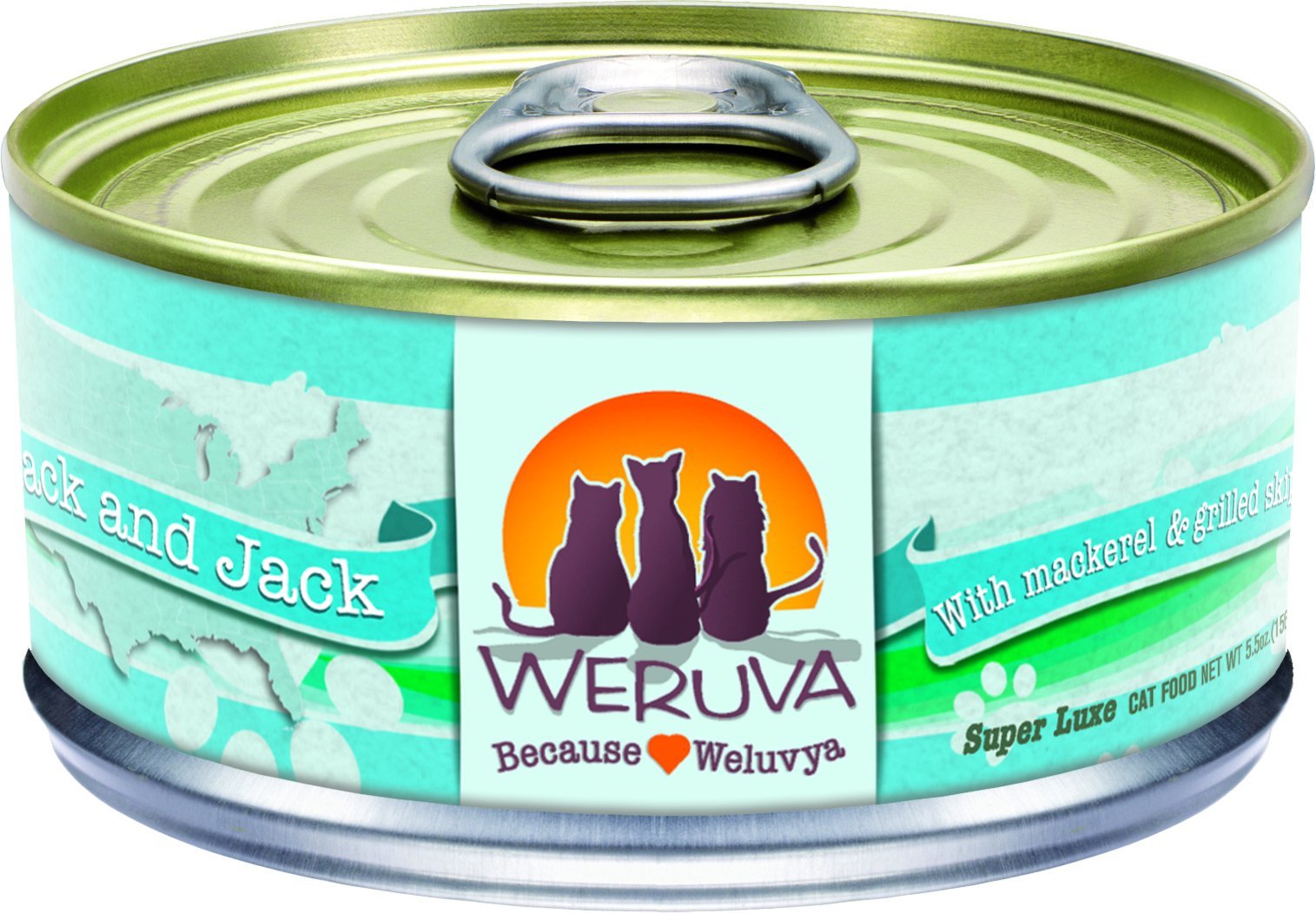 Weruva Cat Mack Jack 5.5oz Four Muddy Paws