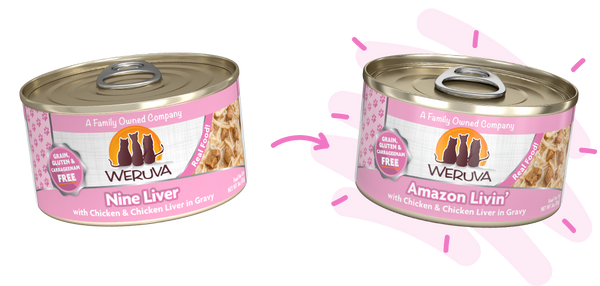 Weruva Cat Nine Liver 5.5oz-Four Muddy Paws