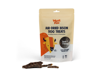 West Paw Air Dried Bison Heart Dog Treats 2.5OZ-Four Muddy Paws