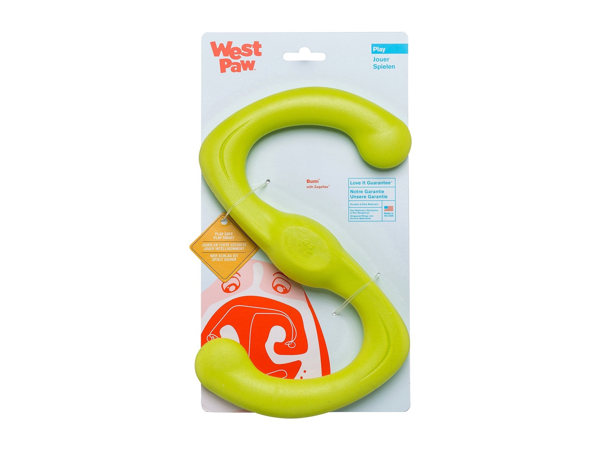 West Paw Bumi GREEN Small-Four Muddy Paws