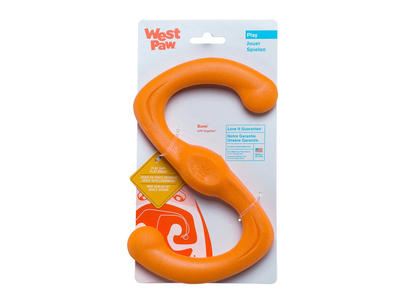 West Paw Bumi ORANGE Large-Four Muddy Paws