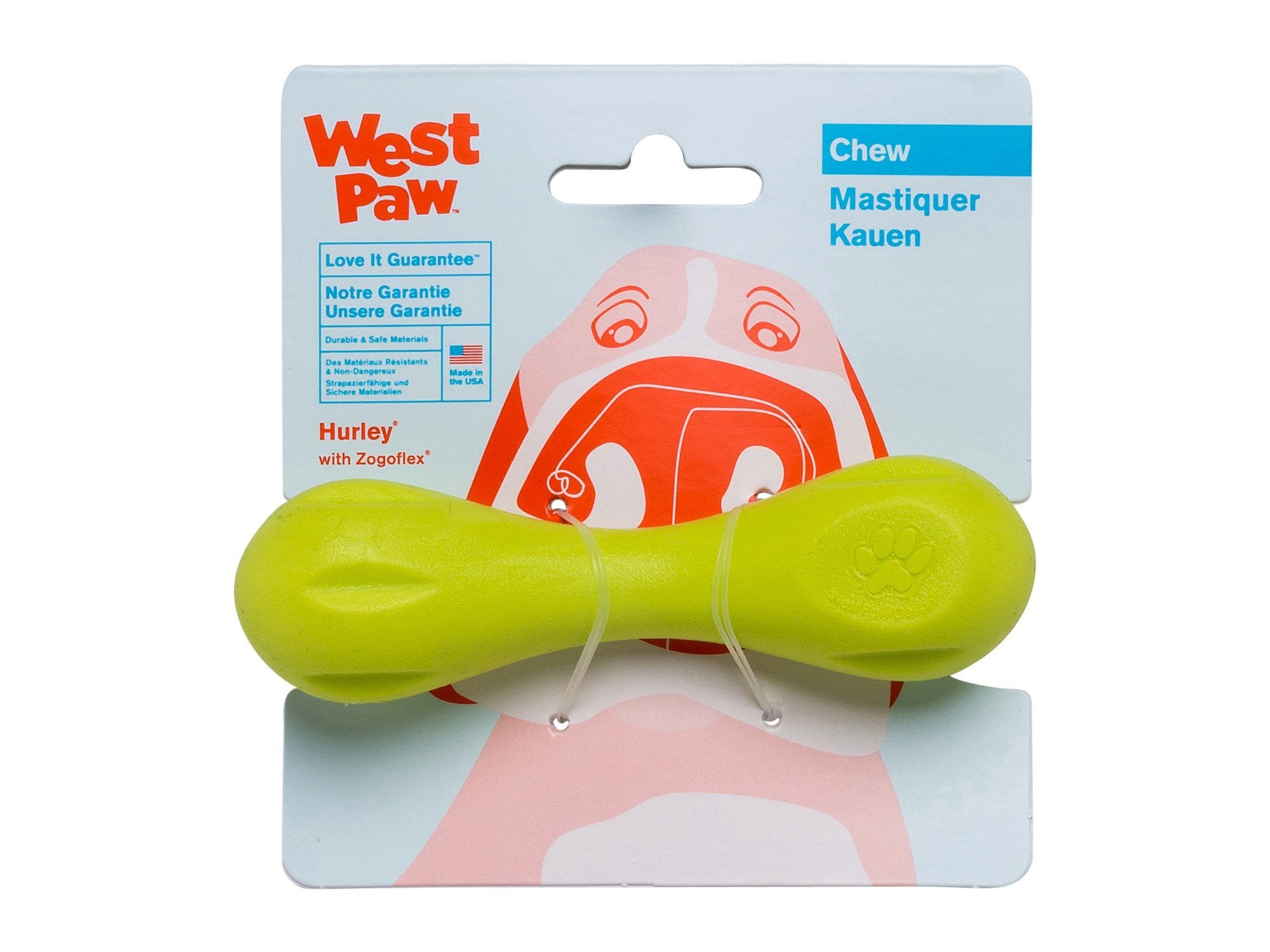 West Paw Hurley Green Mini-Four Muddy Paws