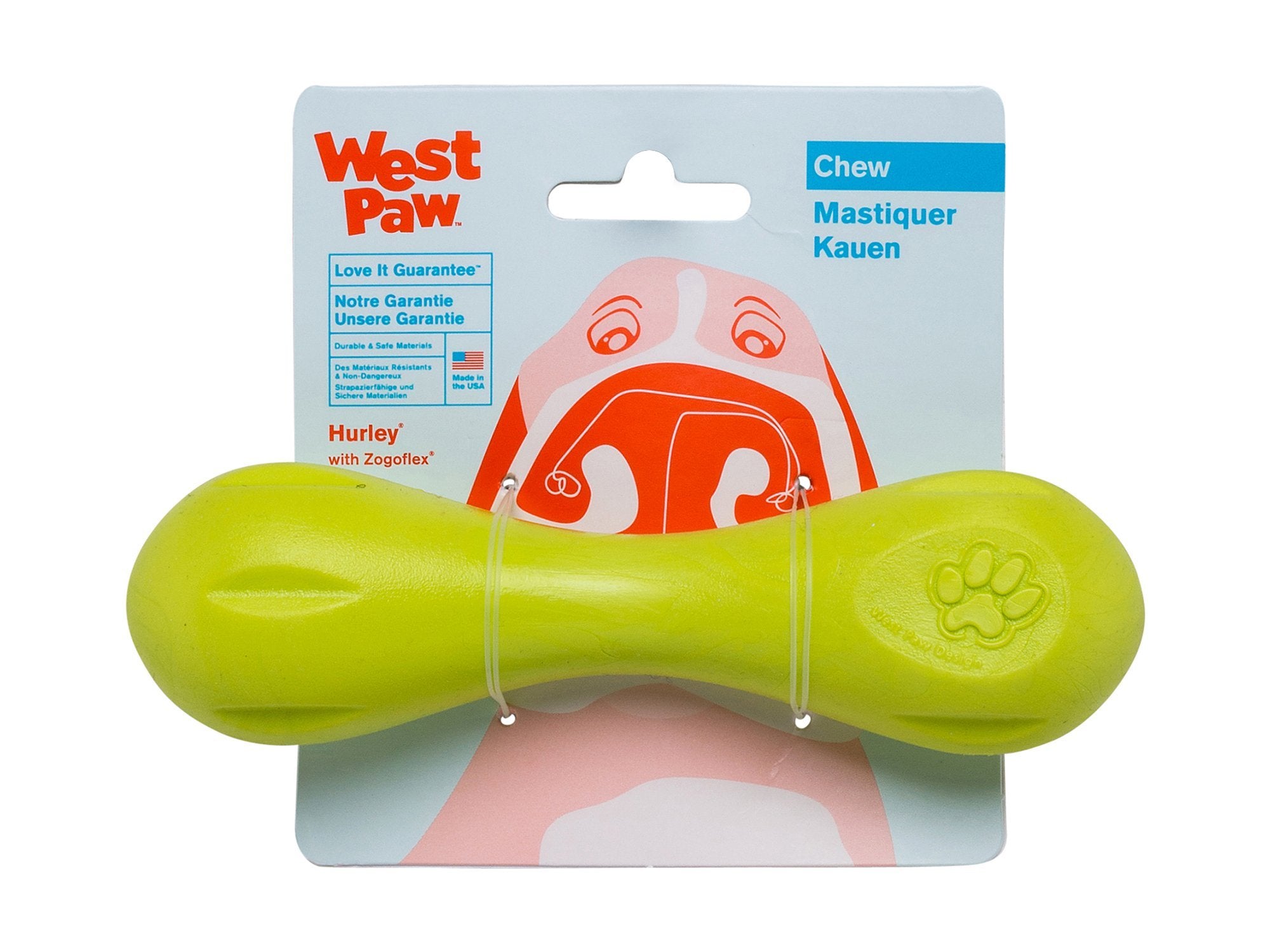 West Paw Hurley Green Small-Four Muddy Paws