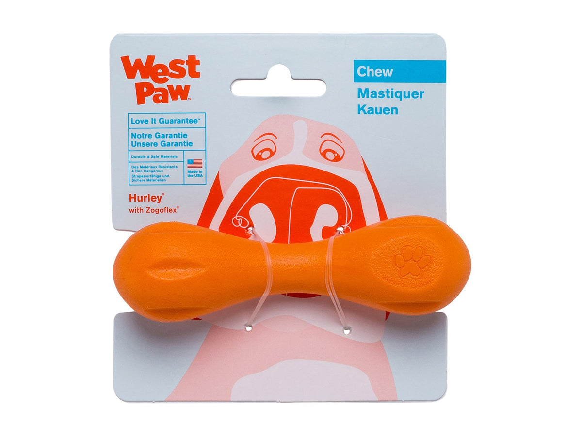 West Paw Hurley Orange Mini-Four Muddy Paws