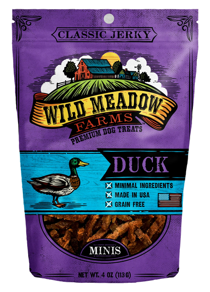 Wild Meadow Classic Duck Minis 4oz-Four Muddy Paws