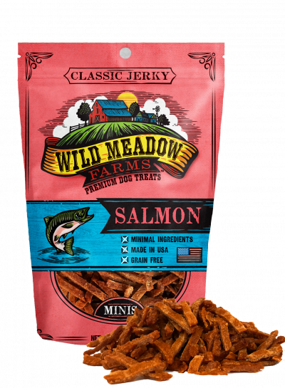 Wild Meadow Classic Salmon Minis 3.5oz-Four Muddy Paws
