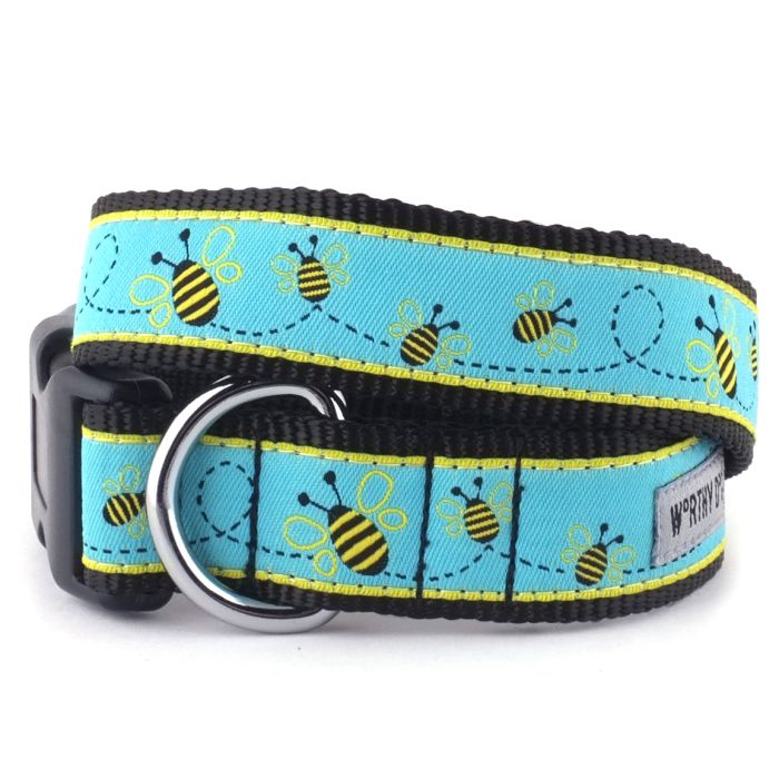 Worthy Dog Busy Bee Collar MED-Four Muddy Paws