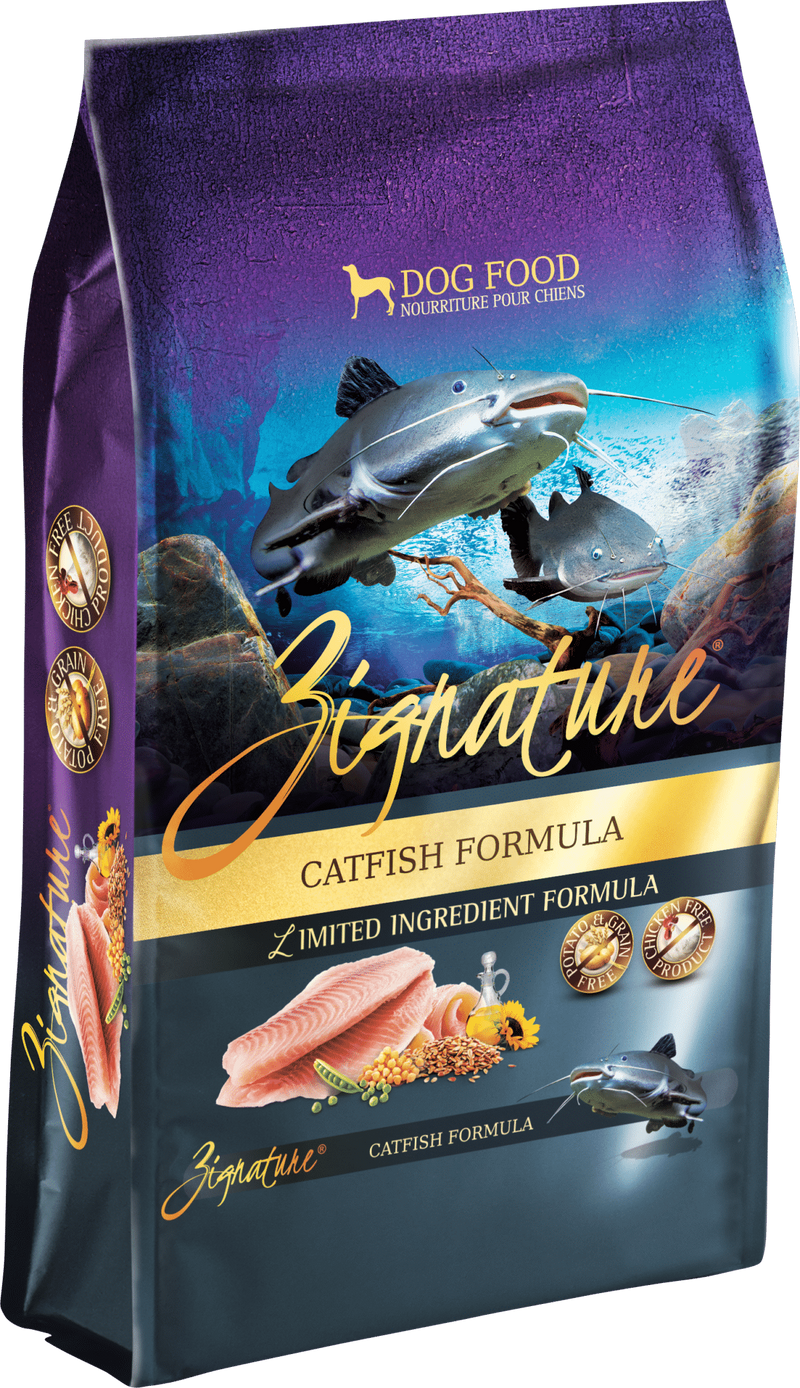 ZIGNATURE DOG FOOD CATFISH 25 lb-Four Muddy Paws