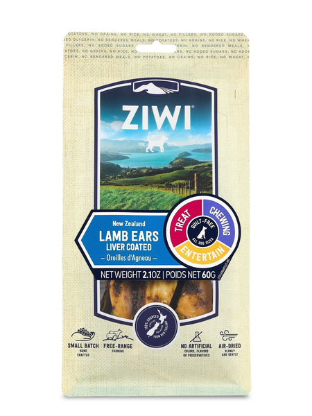 Ziwi Peak Dog Oral Chew Lamb EAR 2.1OZ-Four Muddy Paws