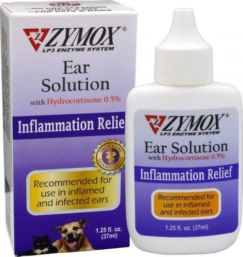 Zymox Ear Solution 1.25oz-Four Muddy Paws