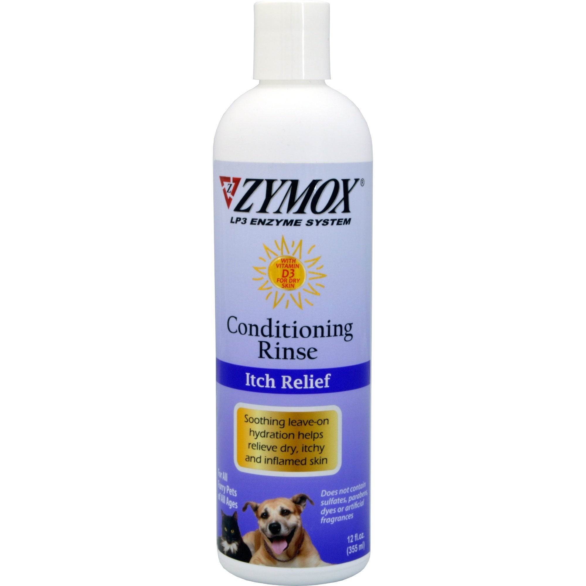 Zymox Enzymatic Conditioning Rinse for Dogs & Cats 12 oz-Four Muddy Paws
